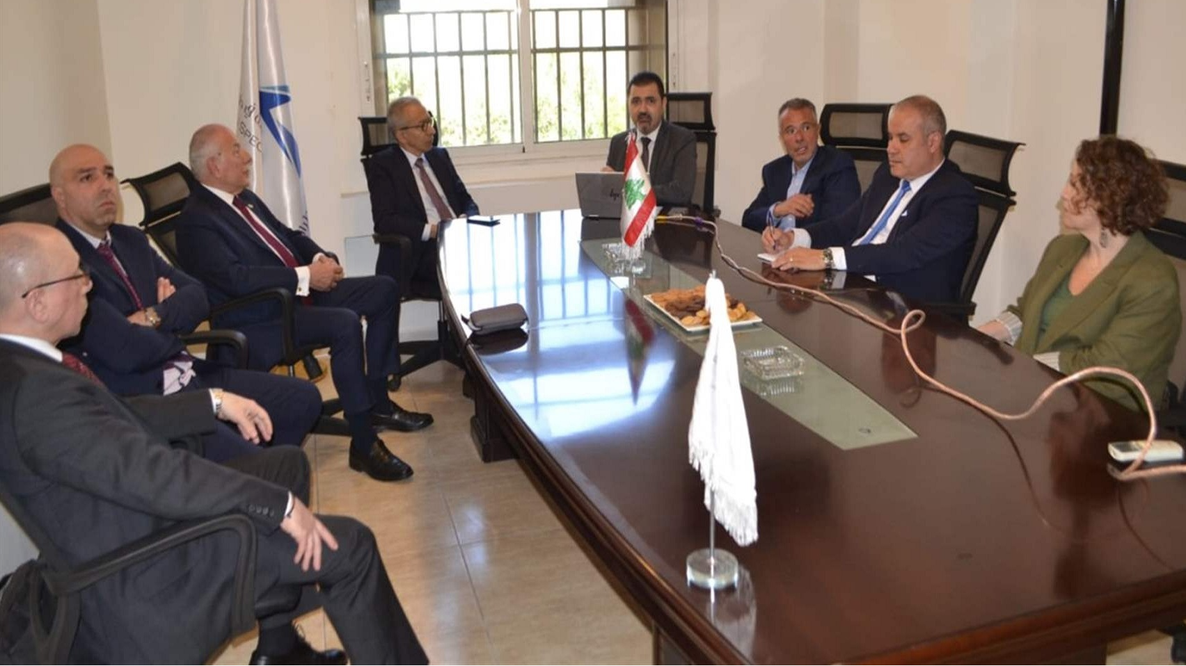Minister Bissat, Accompanied by Chamber President Dabboussi, Tours the Tripoli Special Economic Zone Headquarters